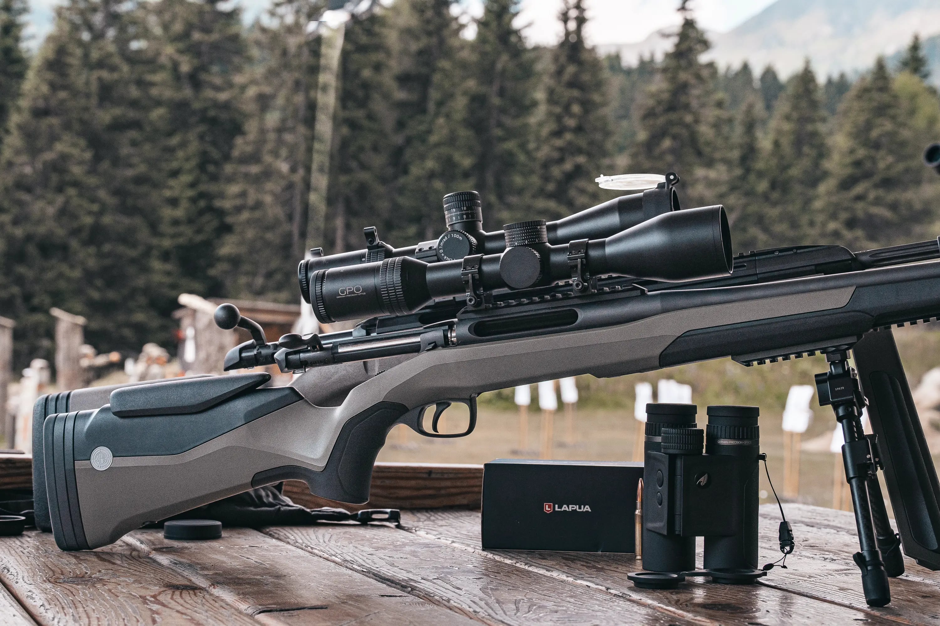 Sport Shooting, Shooting Range, Rifle with scope