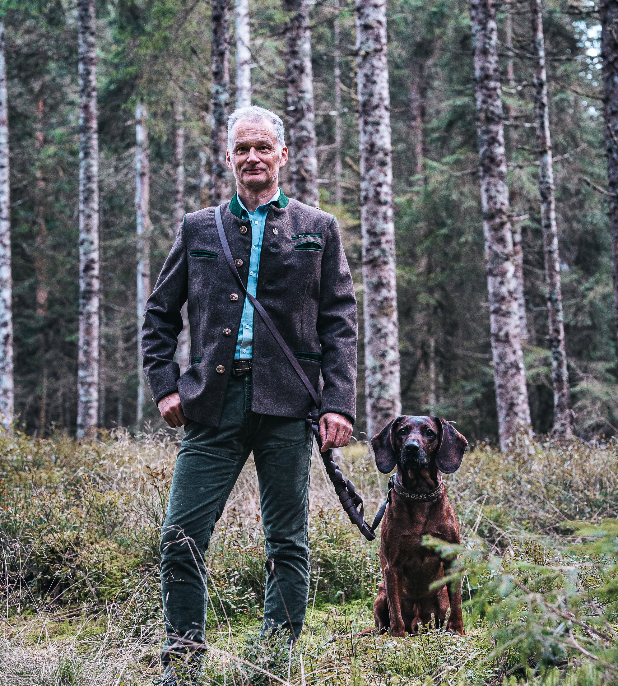 Stefan Mayer, rifle, riflescope, dog